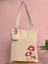Load image into Gallery viewer, Kanyoga - Floral Embroidered Women's Stylish Tote Bag