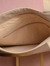 Load image into Gallery viewer, Kanyoga - Statement "GOOD THINGS START NOW' Embroidered Women's Stylish Tote Bag