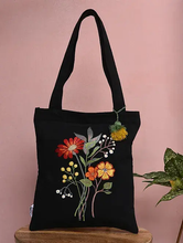 Load image into Gallery viewer, Kanyoga - Floral Garden Embroidered Women's Stylish Tote Bag