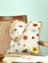 Load image into Gallery viewer, Kanyoga - Floral Embroidered Pleated Women's Stylish Tote Bag