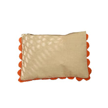 Load image into Gallery viewer, Kanyoga - Floral Embroidered Scallop Pouch