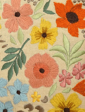 Load image into Gallery viewer, Kanyoga - Floral Embroidered Scallop Pouch