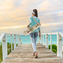 Load image into Gallery viewer, Yoga Mat Bag - Tree Of Life Embroidered - Beige & Yellow