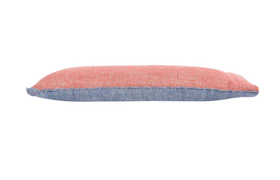 Eye Pillow Filled With Lavender & Flaxseed - Reversible - Red & Blue