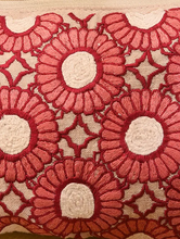 Load image into Gallery viewer, Kanyoga - Floral gemoatric embroidered pouch