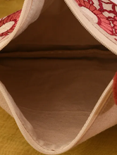 Load image into Gallery viewer, Kanyoga - Floral gemoatric embroidered pouch