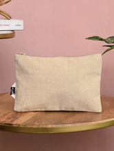 Load image into Gallery viewer, Kanyoga - Floral embroidered pouch with touch of zari & cut dana