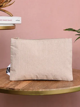 Load image into Gallery viewer, Kanyoga - Jaal pattern floral embroidered pouch with touch of zari