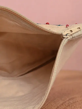 Load image into Gallery viewer, Kanyoga - Half mandala embroidered pouch with touch of beads