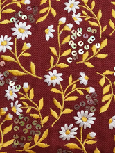 Load image into Gallery viewer, Kanyoga - All over floral embroidered pouch with sequins work