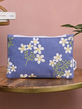 Load image into Gallery viewer, Kanyoga - Floral embroidered pouch