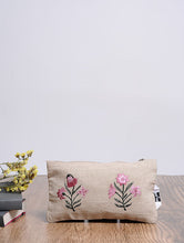 Load image into Gallery viewer, Kanyoga Cotton Floral Embroidered Women's Stylish Hand Bag Clutch