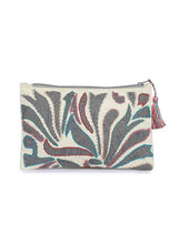 Load image into Gallery viewer, Kanyoga Poly Dupion Embroidered Poly Dupion Pouch With Tassel Attached For Women