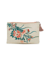Load image into Gallery viewer, Kanyoga Embroidered Poly Dupion Pouch With Tassel Attached For Women