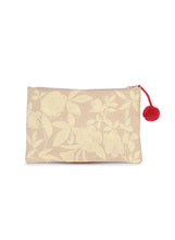 Load image into Gallery viewer, Kanyoga Embroidered Cotton Pouch With Pom Pom Attached For Women