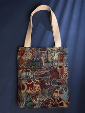 Load image into Gallery viewer, Abstract Design Small Tote Bag - Multi Colour