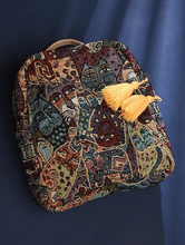 Load image into Gallery viewer, Abstract Design Small Backpack Bag - Multi Colour