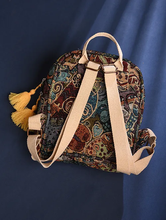 Load image into Gallery viewer, Abstract Design Small Backpack Bag - Multi Colour