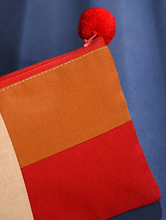 Load image into Gallery viewer, Kanyoga - Patched Pouch with Pom-Pom