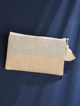 Load image into Gallery viewer, Kanyoga - Patched Pouch with Tassel