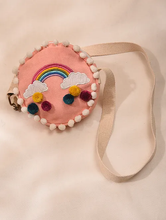 Load image into Gallery viewer, Kids Embroidered Round Sling Bag