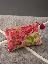 Load image into Gallery viewer, Kanyoga - Quilted floral printed pouch
