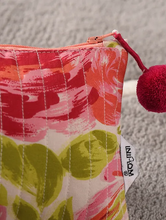 Load image into Gallery viewer, Kanyoga - Quilted floral printed pouch