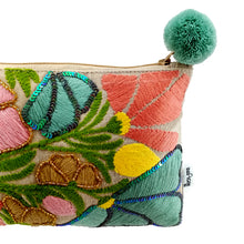 Load image into Gallery viewer, Kanyoga - Multi color decorative embroidered pouch with sequence and bead work
