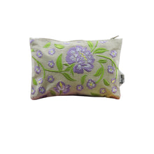 Load image into Gallery viewer, Kanyoga - All over floral embroidered pouch