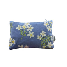 Load image into Gallery viewer, Kanyoga - Floral embroidered pouch