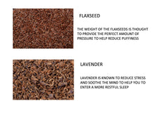 Load image into Gallery viewer, Eye Pillow Filled With Lavender & Flaxseed - Orange & White