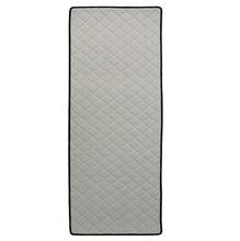 Load image into Gallery viewer, Cotton Anti-Skid Yoga Mat With Rubber Backing - Black