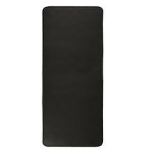 Load image into Gallery viewer, Cotton Anti-Skid Yoga Mat With Rubber Backing - Black