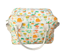 Load image into Gallery viewer, Cotton Diaper Bag - Animal Print - Multicolor