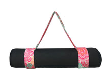 Load image into Gallery viewer, Yoga Mat Sling for Holding Yoga Mat - Poly Cotton Mandala Print - Multicolor