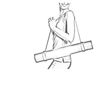 Load image into Gallery viewer, Yoga Mat Sling for Holding Yoga Mat - Poly Cotton Mandala Print - Multicolor