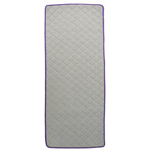 Load image into Gallery viewer, Cotton Anti-Skid Yoga Mat With Rubber Backing - Purple
