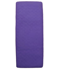 Load image into Gallery viewer, Cotton Anti-Skid Yoga Mat With Rubber Backing - Purple
