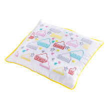 Load image into Gallery viewer, Mustard Seed Baby Head Shaping Pillow & Flat Head Syndrome Prevention - Happy Star Embroidered - Small Size