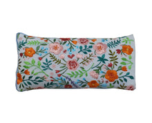 Load image into Gallery viewer, Eye Pillow Filled with Flaxseed - Floral Design Embroidered