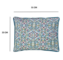 Load image into Gallery viewer, Mustard Seed Baby Head Shaping Pillow &amp; Flat Head Syndrome Prevention - Floral Lake Ditsy Print - Large Size
