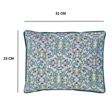 Load image into Gallery viewer, Mustard Seed Baby Head Shaping Pillow & Flat Head Syndrome Prevention - Floral Lake Ditsy Print - Large Size