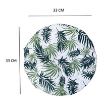 Load image into Gallery viewer, Shower Cap - Palm Leaf Print - White & Green