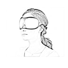 Load image into Gallery viewer, Eye Mask Filled With Dried Lavender Flower - Cotton With Floral Embroidered