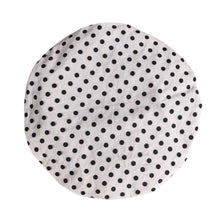 Load image into Gallery viewer, Shower Cap - Polka Dot Printed - Blush Pink & Black