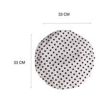 Load image into Gallery viewer, Shower Cap - Polka Dot Printed - Blush Pink & Black