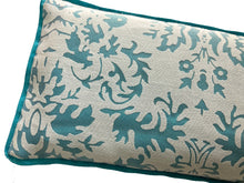 Load image into Gallery viewer, Eye Pillow Filled With Lavender & Flaxseed - Blue & White