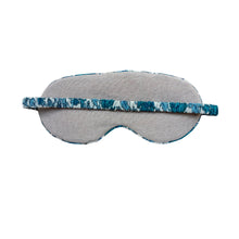 Load image into Gallery viewer, Eye Mask Filled With Dried Lavender Flower - Cotton Typographic "time to relax" Embroidered