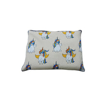 Load image into Gallery viewer, Mustard Seed Baby Head Shaping Pillow & Flat Head Syndrome Prevention - Unicorn Print - Large Size