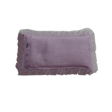 Load image into Gallery viewer, Eye Pillow Filled with Flaxseed - Solid with fringes